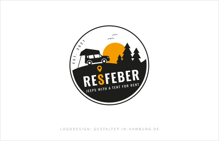 logo-design-hamburg-resfeber-jeeps-for-rent