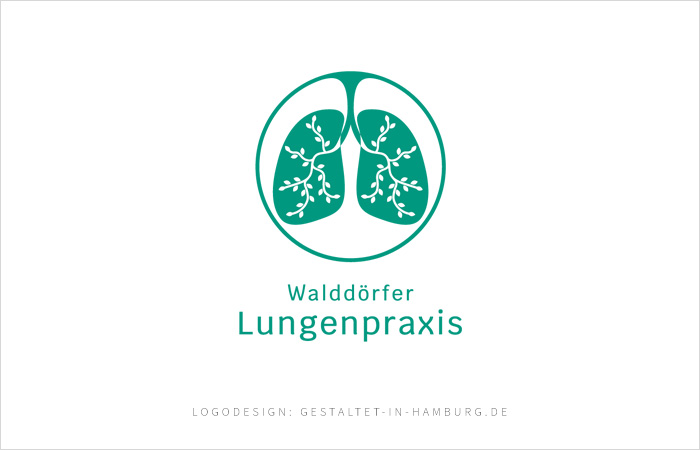 Logo Walddörfer Lungenpraxis von [gestaltet in hamburg]