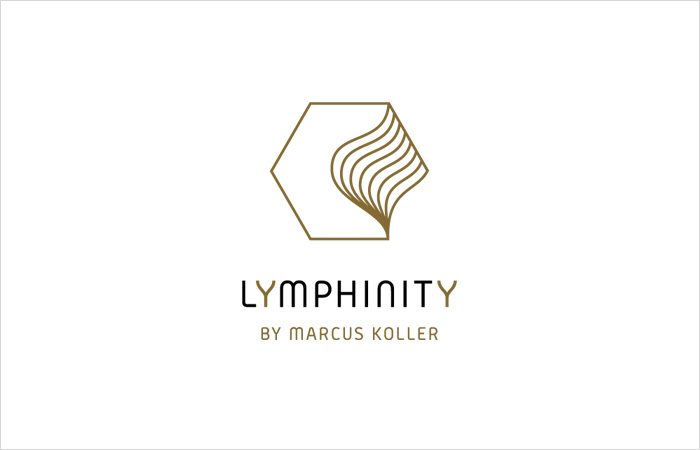 logodesign von gestaltet in hamburg für lymphdrainage lymphinity